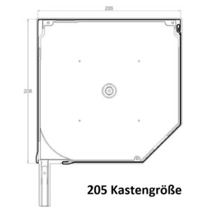205 Kastengröße