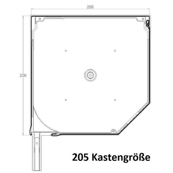 205 Kastengröße