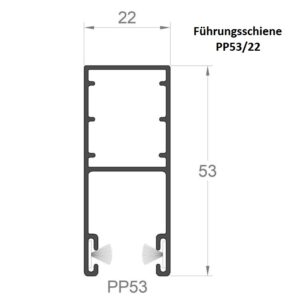 PP53 - ALU 53 x 22 mm